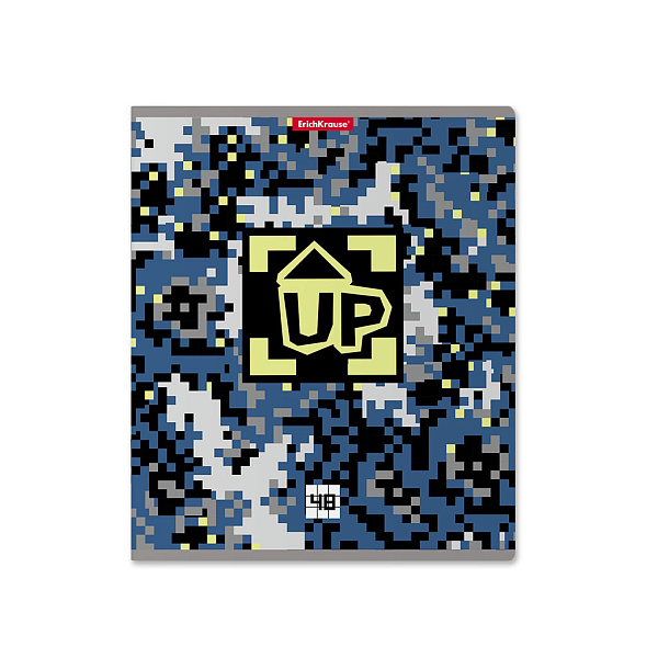 Тетрадь 48 л. кл. ErichKrause "Pixel Game" выборочный УФ-лак_MIX-PACK