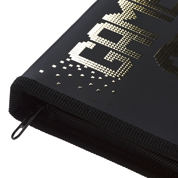 Пенал 1секц. д/мал. 190*130 Hatber "Gamer" на молнии мат.ламин. 3D фольга с табл.умножения