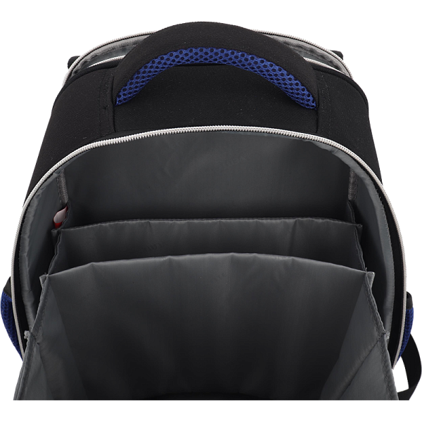 Рюкзак "deVENTE. Junior. Hey Bro" школьный жесткий 35x27x13 см (14 л) вес 800 г, плотный износостойкий полиэстер с водоотталкивающей пропиткой, 2 отделения (одно отделение на молнии с разделителями для учебников и органайзером, другое отделение на мо