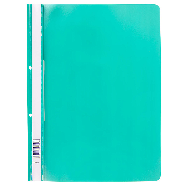 Скоросшиватель А4 с перфорацией 120/160 мкм песок зеленый "Expert Complete" Classic 