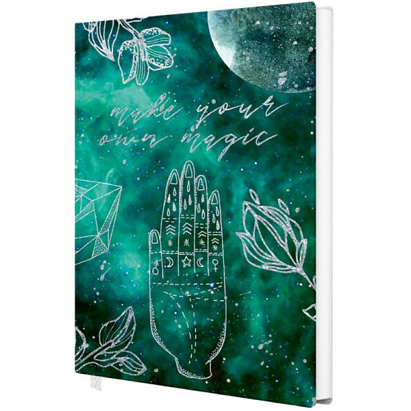 Блокнот А6 96 л. "Лунная мистерия" тв.переплет ламинир. соффтач