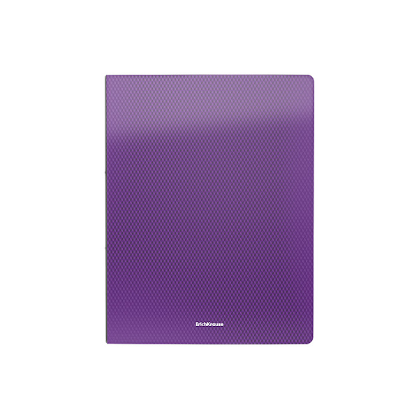 Папка файловая пластиковая ErichKrause® Diagonal Vivid, c 20 карманами, A4, ассорти (в пакете по 4 шт.)