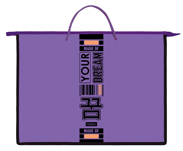 Папка для чертежей и рисунков А3 Hatber "Your dreams" с ручками на молнии 