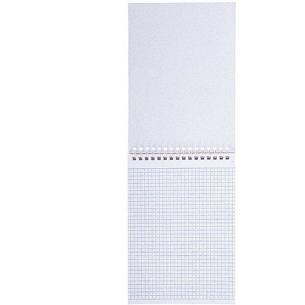 Блокнот А5 80 л. кл. на гребне METALLIC МЯТА  Обл. Бумвинил 