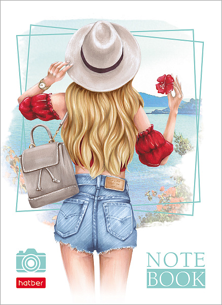 Блокнот А6 48 л. кл. "Мир твоими глазами" 8 дизайнов