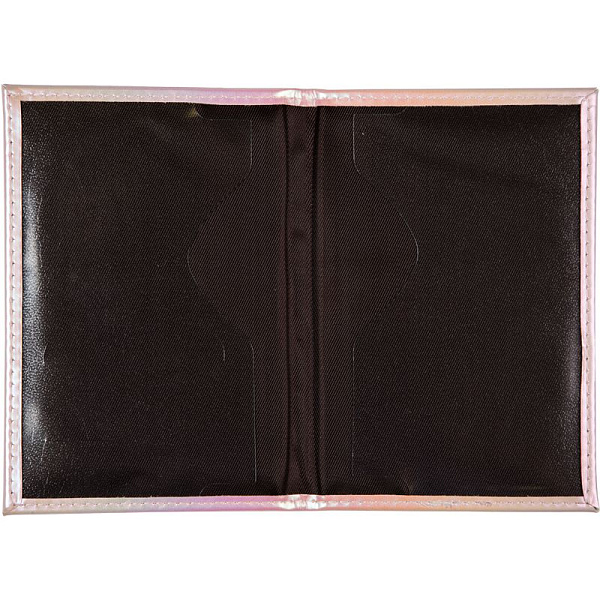 Обложка д/паспорта "deVENTE. Mentality" 10x14 см, искусственная кожа, поролон, цветная печать, отстрочка, одно отделение для визитки, в пластиковом пакете с европодвесом, розовая