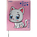 Дневник 1-11 кл. "deVENTE. Cute Cat" тв. обложка из искусственной кожи с поролоном, аппликация из ис