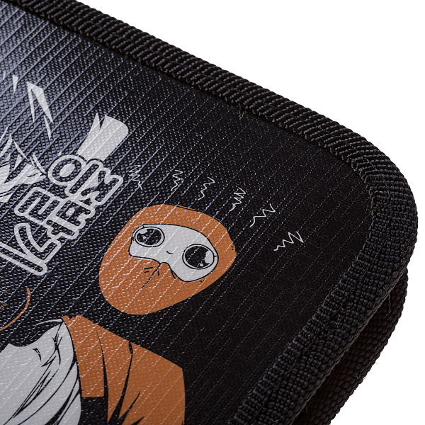 Пенал 1секц.+ств. 190*130 Hatber "Аниме Нежные чувства" на молнии глянц. ламин. в индив.упак.