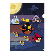 Папка-уголок "ANGRY BIRDS" Hatber А4 Пластик 