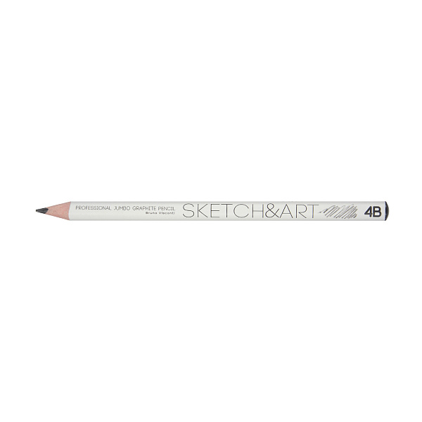 Карандаш ч/г "Sketch&Art. Jumbo" 4В, 3,5 MM