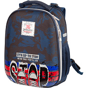 Рюкзак школьный "deVENTE. Choice. Stop" жесткий 38x28x16 см, вес 900 г, 1 отделение на молнии с карм