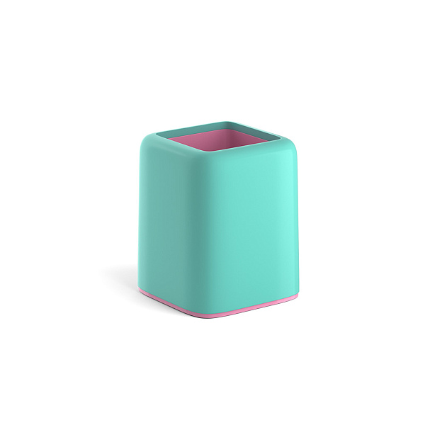 Подставка пластиковая для пишущих принадлежностей ErichKrause Forte, Pastel Mint, мятный