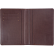 Обложка д/паспорта "deVENTE. Detent" коричневая, 10x14 см, искусственная кожа, поролон, вертикальная резинка, отстрочка, 3 отделения для визиток, в пластиковом пакете с европодвесом,