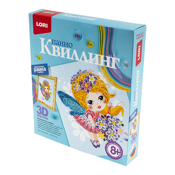 Квиллинг Панно "Фея полей"