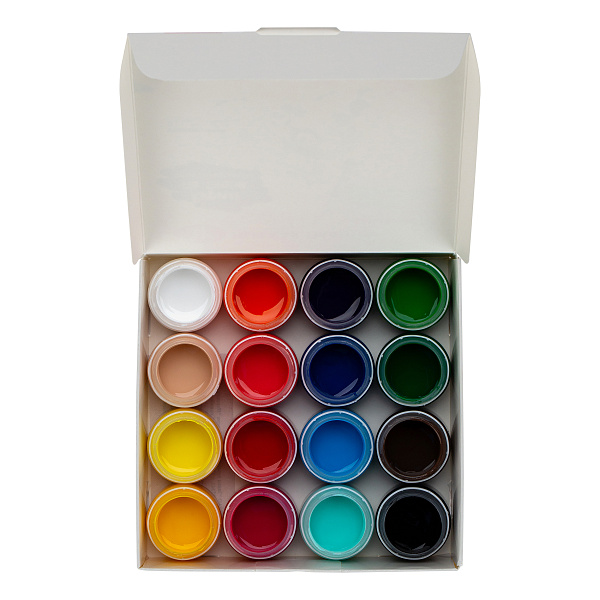 Акрил по ткани 16 цв. 15 мл. "Я-Художник!" 