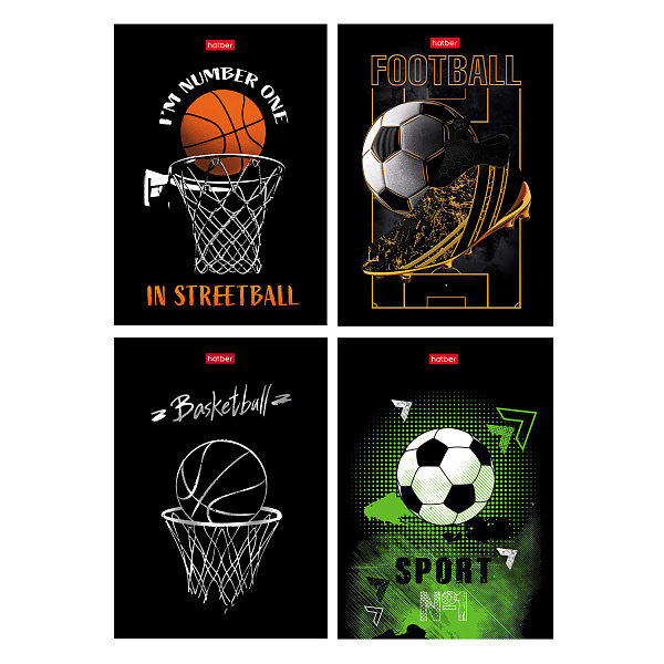 Блокнот А6 24 л. кл. "Для мальчиков" на скобе Обл. мел.бумага глянц. ламин.  16 дизайнов в коробе