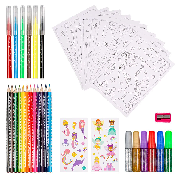 Набор для рисования 65 предм. KEYROAD "Русалка"