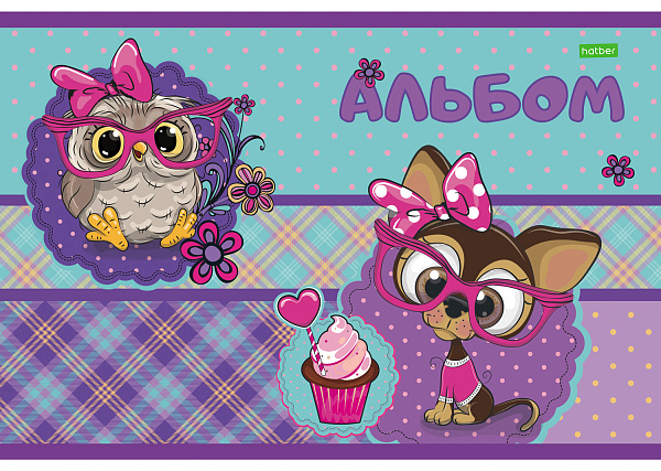 Альбом для рисования 24 листа "Ассорти" "ECO"