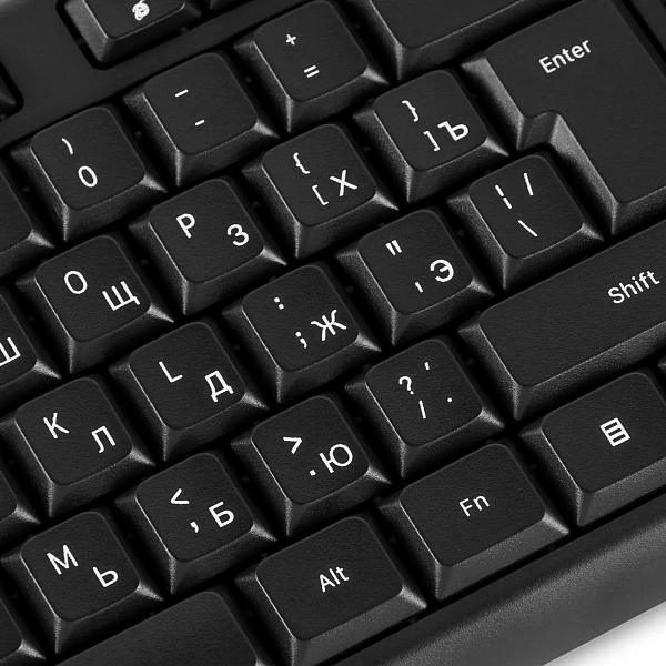 Клавиатура Оклик K888W черный USB беспроводная Multimedia ()