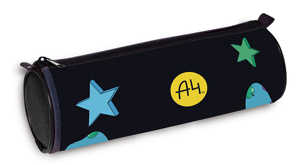 Пенал-тубус на молнии 210 x 70 мм, Hatber "Влад А4", в индивидуальной упаковке