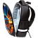 Рюкзак "Attomex. Optima. No Limits" школьный жесткий 37x28x18 см (17 л) вес 700 г, плотный износостойкий полиэстер с водоотталкивающей пропиткой, 1 отделение на молнии с разделителями для учебников c фиксатором на липучке, 2 боковых кармана сеткой на