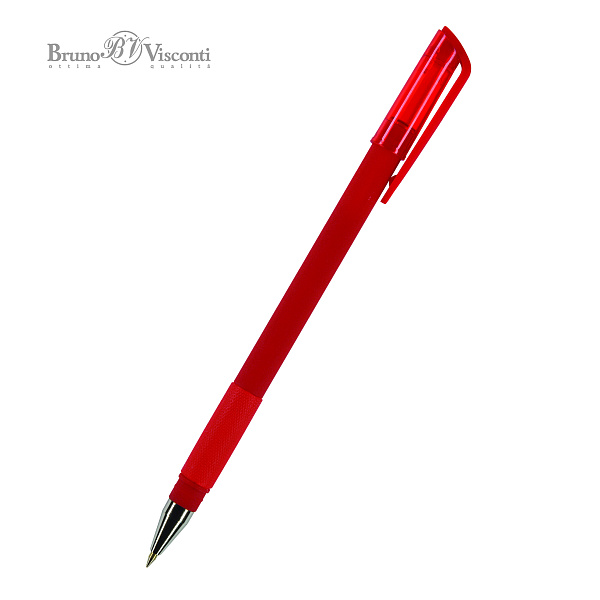 РУЧКА ПОД ПЕРСОНАЛИЗАЦИЮ "EasyWrite.JOY. Красный корпус" ШАРИКОВАЯ 0.5 ММ, СИНЯЯ (10013070/050318/0007028,КИТАЙ)