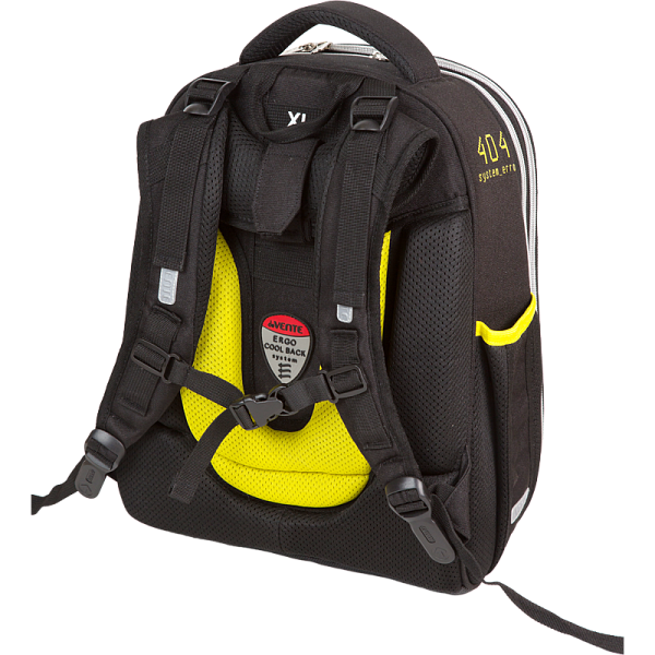Рюкзак школьный "deVENTE. Choice. Cyber" жесткий 38x28x16 см (17 л) вес 950 г, 1 отд. на молнии с разделителями для учебников, 1 отделение с органайзером, 2 боковых кармана сеткой на резинке, эргономичная формоустойчивая вентилируемая спинка (евросет