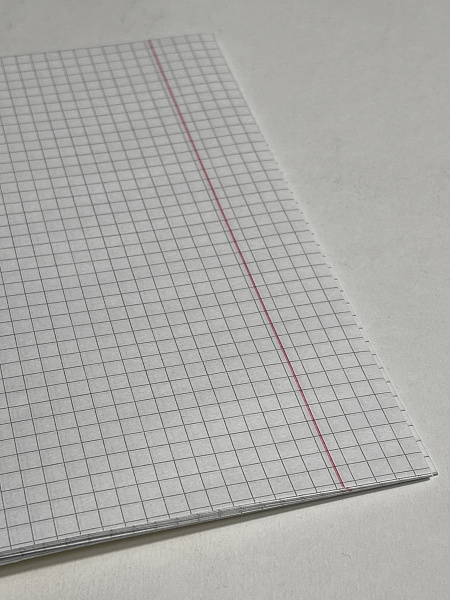 Тетрадь 18 листов в клетку "ЖЕЛТАЯ" обложка из мелованного картона(200 г/м²) блок офсет 60 г/м², 92%