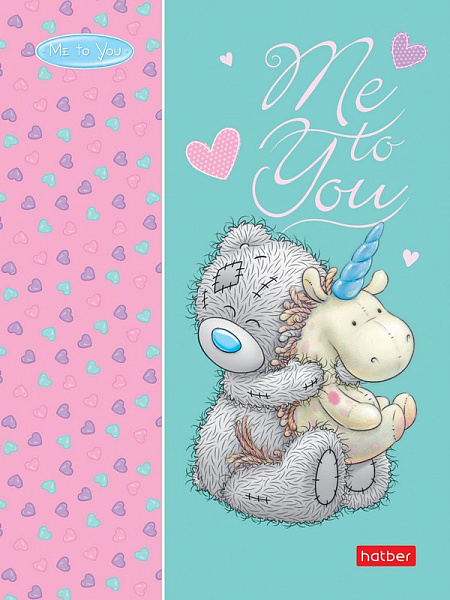 Блокнот А6 24 л. кл. "MeToYou" Обл. мел.бумага ламинация 