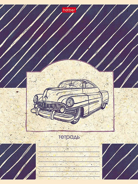 Тетрадь 12 л. лин. "Транспорт" тиснение 5 диз.в блоке скругл.углы