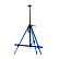 Мольберт напольный тренога 60*14*10 алюмин. Малевичъ, МЛ-03 синий, с чехлом