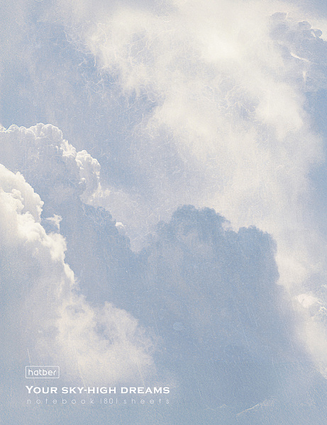 Бизнес-блокнот А5 80 л. кл. тв.переплет "Dream" 167х216мм 5-цв. блок запечат. форзац мат.ламин.