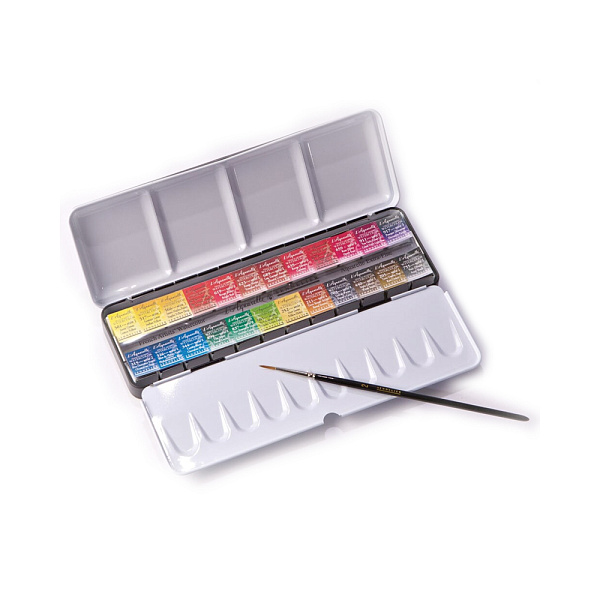 Акварель "VISTA-ARTISTA" 24 цв. в кюветах к/уп  