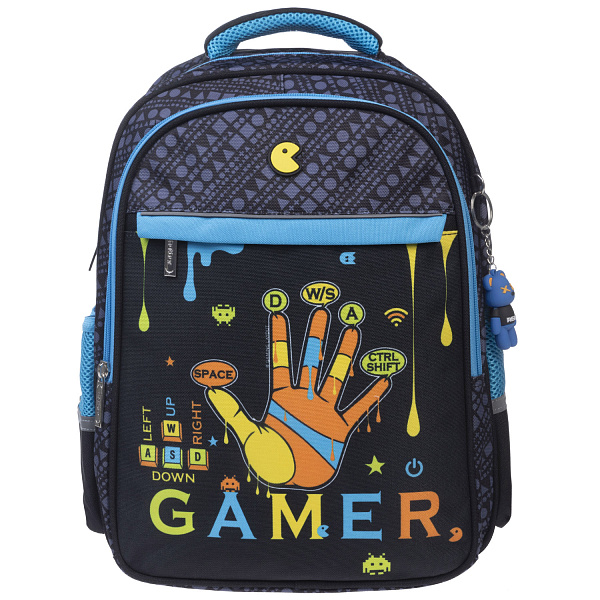 Рюкзак Hatber LIGHT -Old gamer- 38х29х14,5см полиэстер нагрудная стяжка светоотраж. 2 отделения 3 кармана