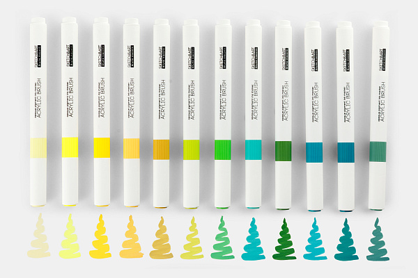 Набор маркеров-кистей акриловых "SKETCH&ART" 36 ЦВ.