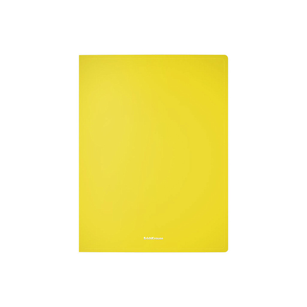 Папка с боковым зажимом ErichKrause Matt Neon, A4, пластиковая, ассорти (в пакете по 4 шт.)