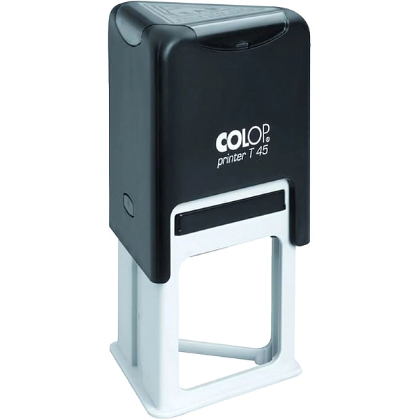 Оснастка для штампа автоматическая пластик. PRINTER T45, треугольная 45х45х45 мм, корпус черный