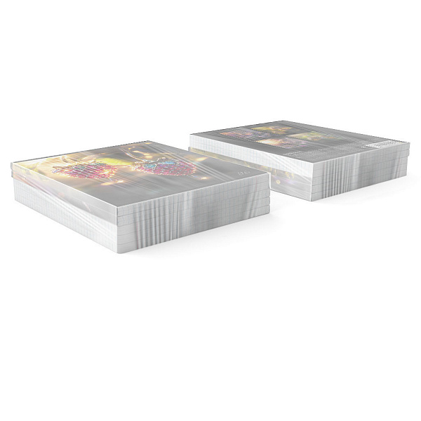 Тетрадь 96 листов в клетку "Glassy", глянцевая ламинация ErichKrause _MIX-PACK