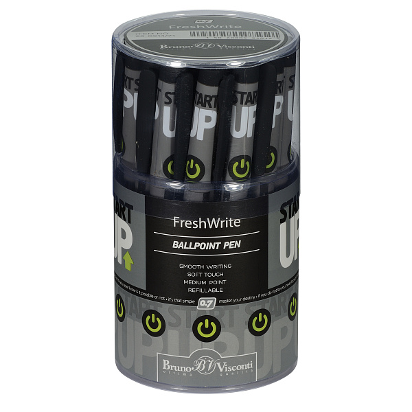 Ручка шариковая 0,7 мм "FreshWrite. Start-Up" СИНЯЯ