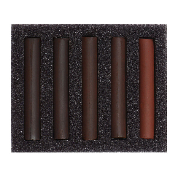 Сепия ассорти  5 цв. мелков Ладога