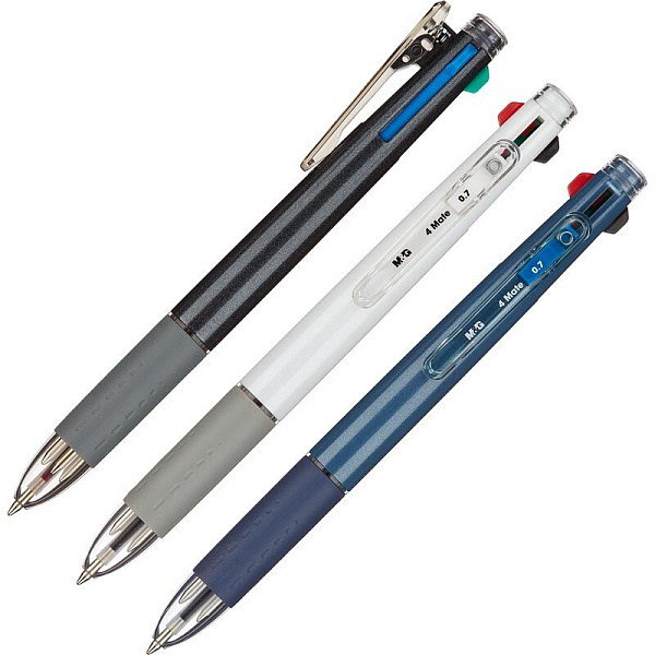 Ручка 4 цв. шариковая автомат. 0,5 мм M&G асс, манж ABPJ7371040796C