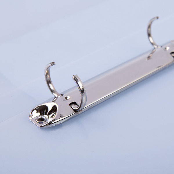 Папка 2 кольца 25 мм A4 "Expert Complete" Trend ICEberries 700 мкм лён 1 шт. d - 20 мм лёд EC21132004