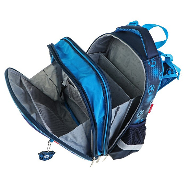 Рюкзак Hatber ERGONOMIC-Футбол- 37X29X17 СМ EVA материал светоотраж. 2 отделения 2 кармана