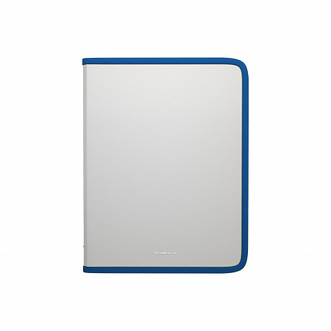 Папка для тетрадей А4 ErichKrause® Diagonal Clear на молнии с цветной молнией, пластиковая ассорти
