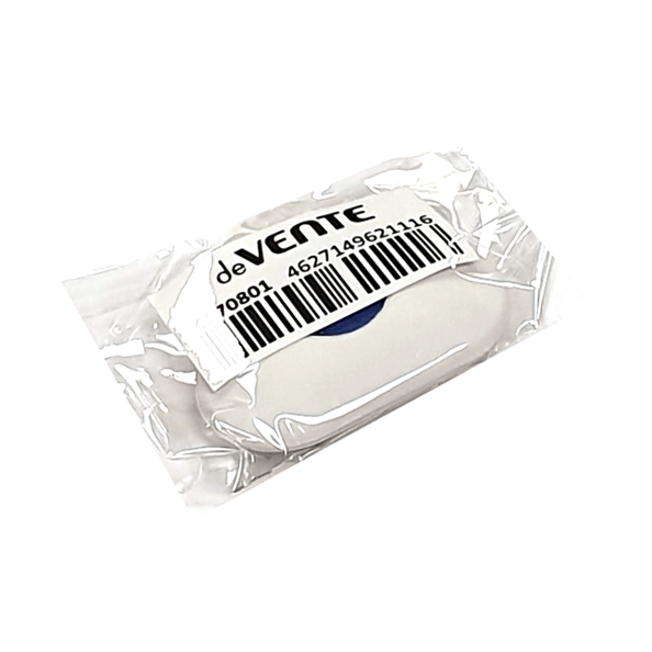 Ластик "deVENTE" синтетический каучук, треугольный, белый, 40x40x12 мм, dust-free, с пласт. держател