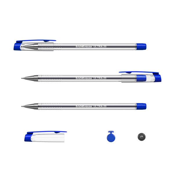 Ручка шариковая ErichKrause ULTRA L-20 синяя