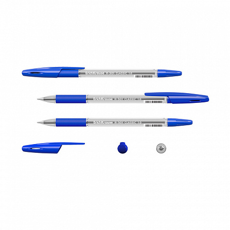 Ручка шариковая R-301 GRIP синяя