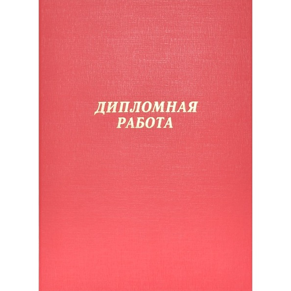 Папка для дипломных работ deVENTE. A4 (220x305 мм), б/в шнуровка, без листов, красная