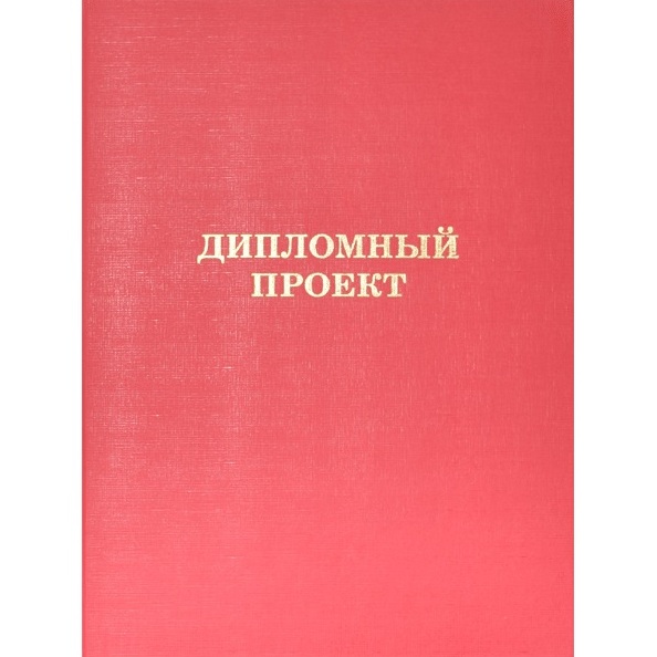 Папка для дипломных проектов deVENTE. A4 (220x305 мм), б/в шнуровка, без листов, красная