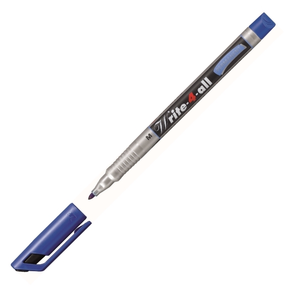 Маркер-ручка перм. STABILO Write-4-all 1,0 мм синяя